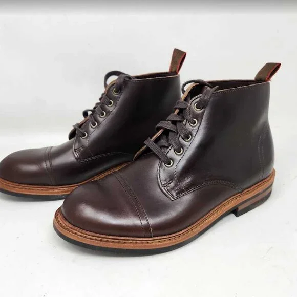 Men's 8 3E Allen Edmonds Patton weatherproof oxford bootsbrown 8 X-Wide